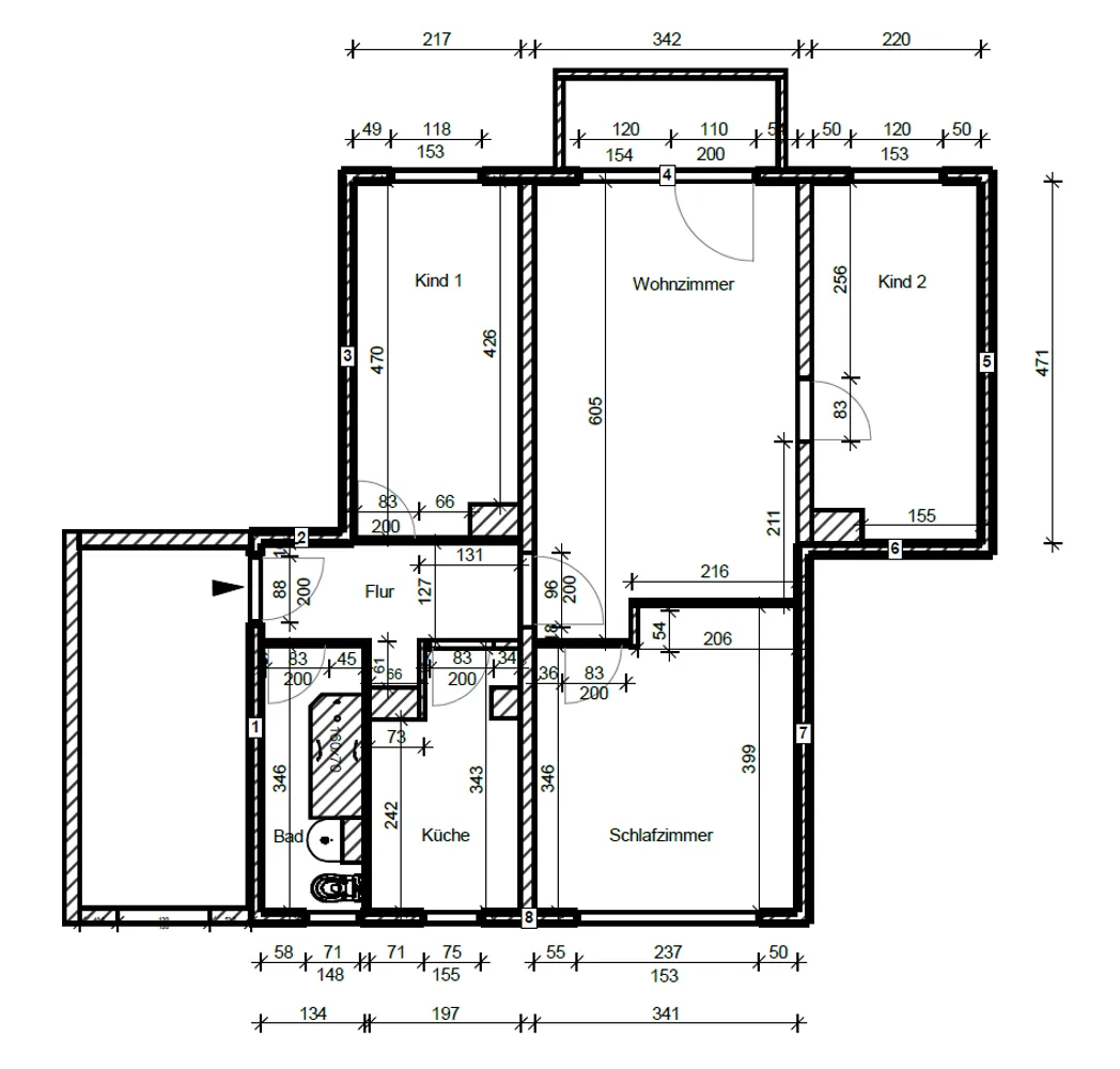4 room apartment with 70 m² in Stendal – Photo 1