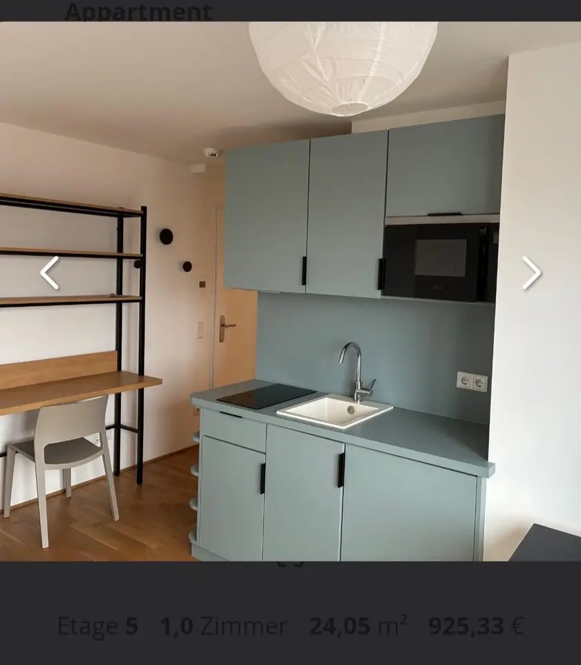 2 Zimmer Wohnung mit 24 m² in München – Bild 5