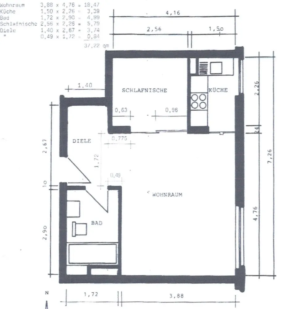 2 Zimmer Wohnung mit 37 m² in Düsseldorf – Bild 10