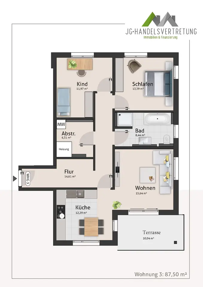 3 Zimmer Wohnung mit 85 m² in Magdeburg – Bild 5