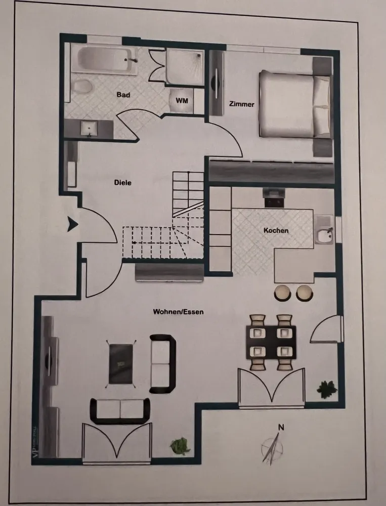3 Zimmer Wohnung mit 94 m² in Buxtehude – Bild 2