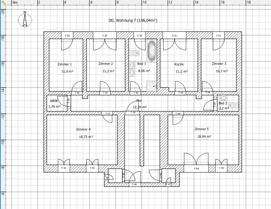 5 Zimmer Wohnung mit 120 m² in Kamenz – Bild 5