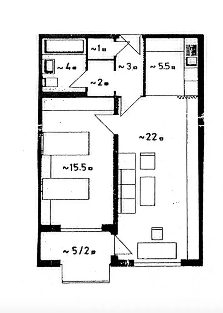 2 Zimmer Wohnung mit 60 m² in München – Bild 2