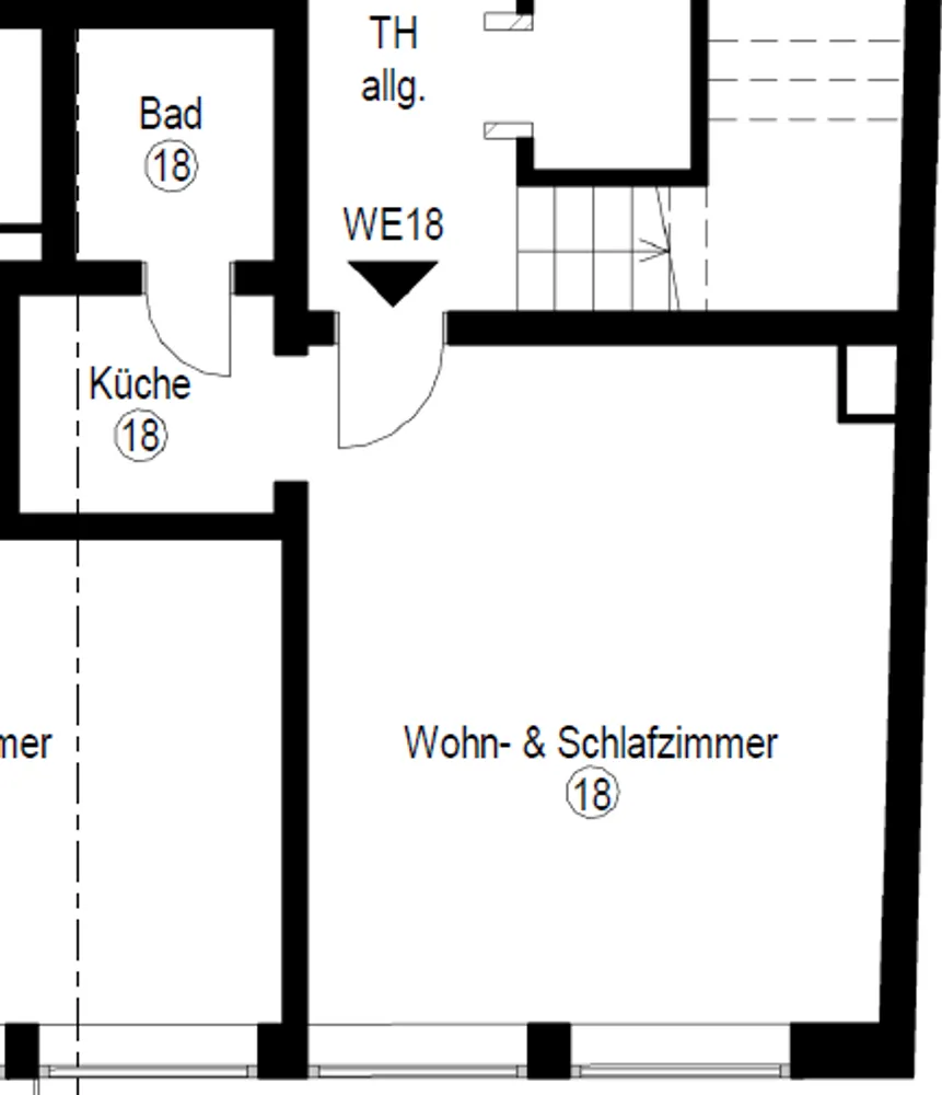 1 Zimmer Wohnung mit 29 m² in Aachen – Bild 5