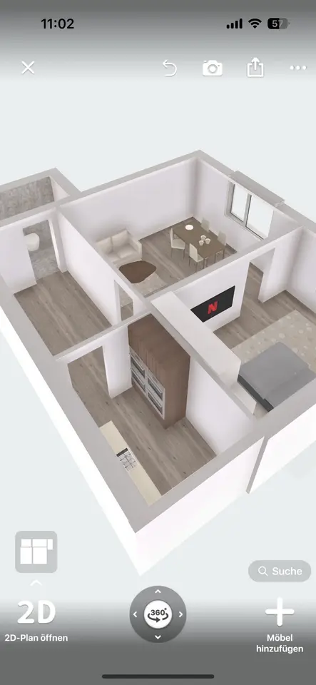 2 Zimmer Wohnung mit 65 m² in Viernheim – Bild 5
