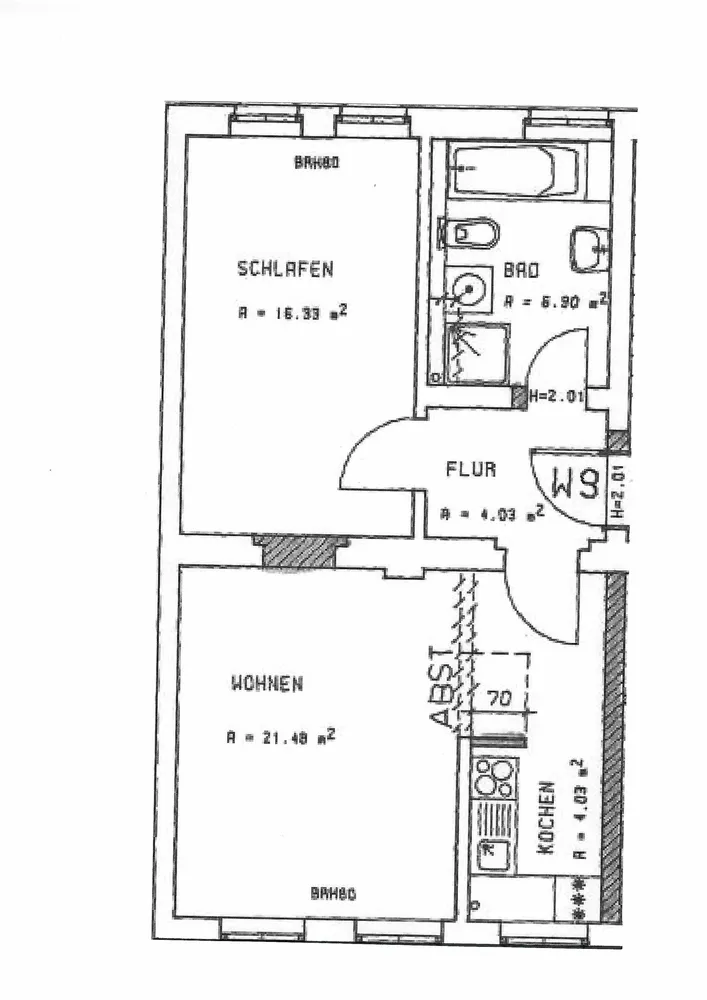 2 room apartment with 53 m² in Erfurt – Photo 8
