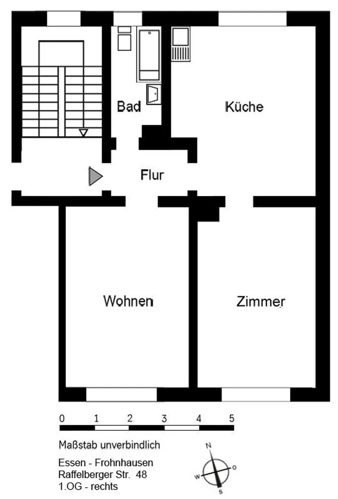 3 Zimmer Wohnung mit 61 m² in Essen – Bild 12