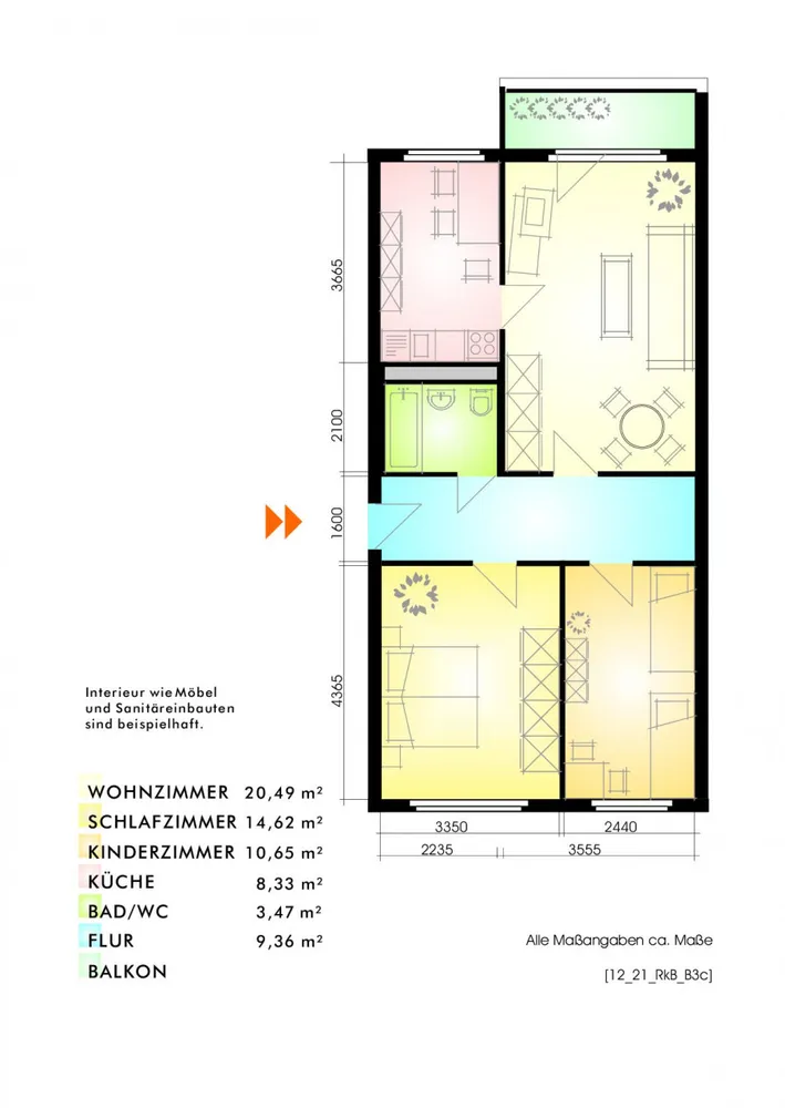 3 room apartment with 69 m² in Leipzig – Photo 2