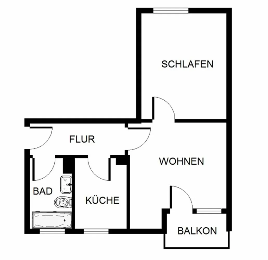 2 Zimmer Wohnung mit 49 m² in Dortmund – Bild 8
