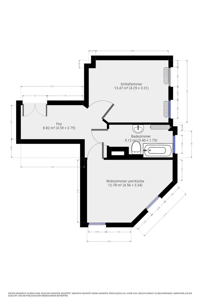 2 Zimmer Wohnung mit 47 m² in Leipzig – Bild 5