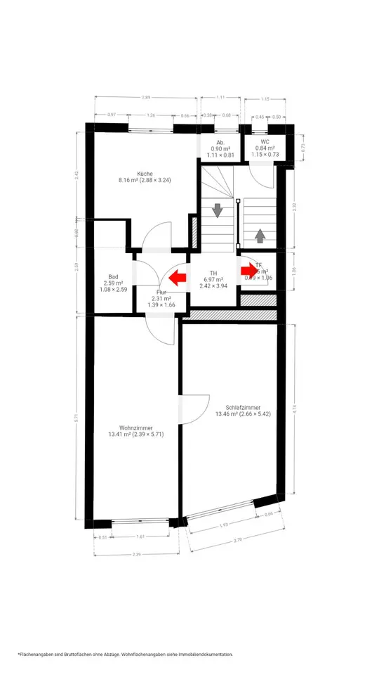 2 Zimmer Wohnung mit 42 m² in Erfurt – Bild 4