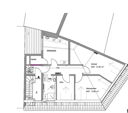 3 Zimmer Wohnung mit 68 m² in Würzburg – Bild 7