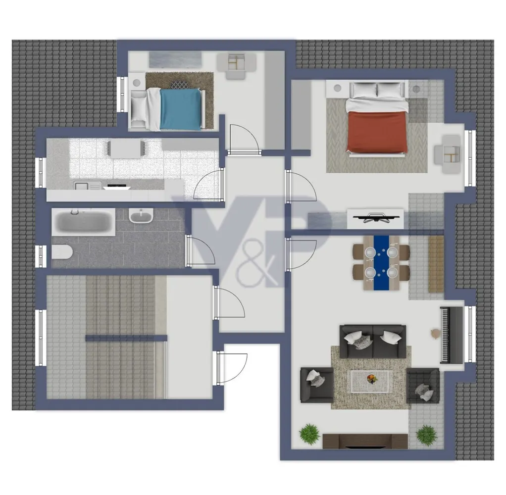 3 Zimmer Wohnung mit 70 m² in Gera – Bild 1