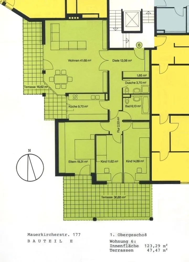 4 Zimmer Wohnung mit 147 m² in München – Bild 4
