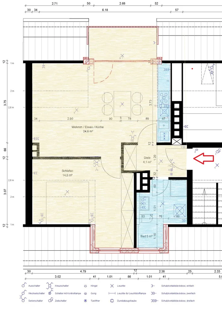 2 Zimmer Wohnung mit 48 m² in Hildesheim – Bild 3