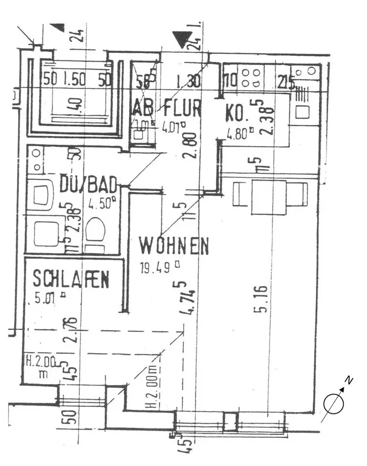 2 Zimmer Wohnung mit 39 m² in Kiel – Bild 8