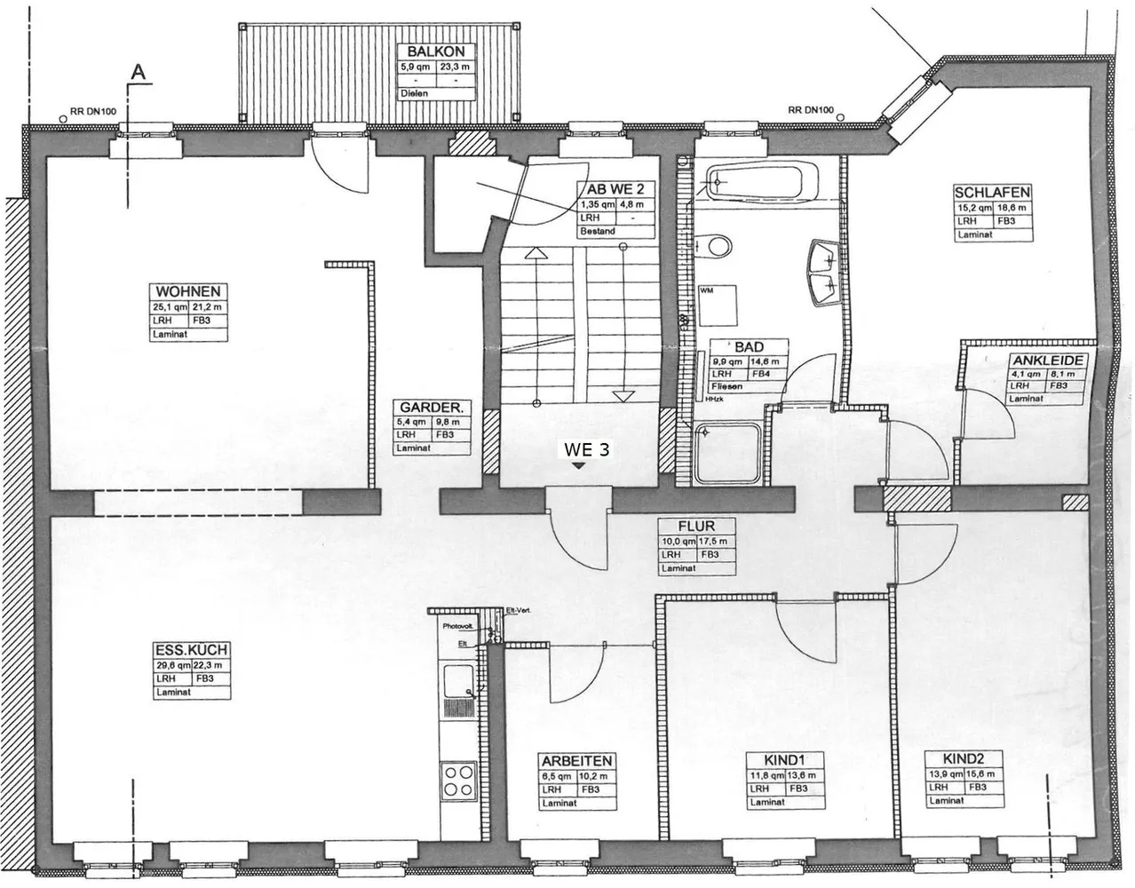 5 Zimmer Wohnung mit 134 m² in Halle (Saale) – Bild 12