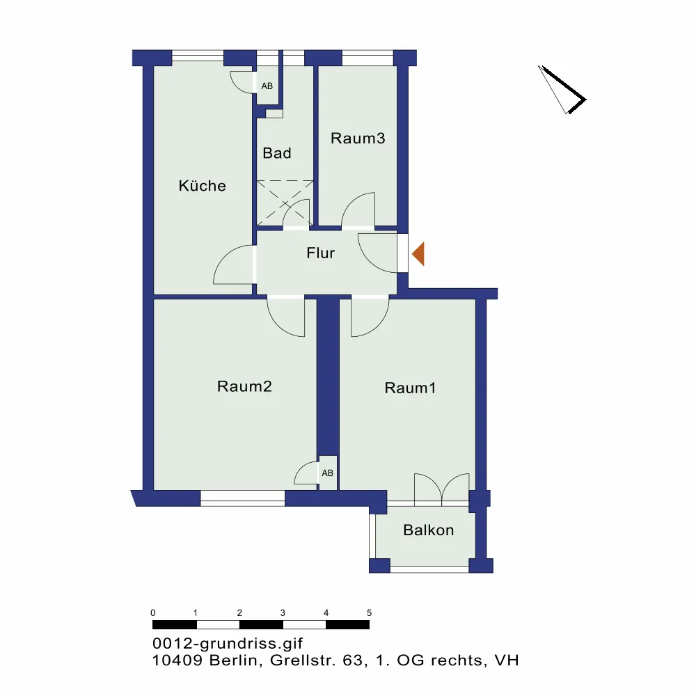 3 Zimmer Wohnung mit 66 m² in Berlin – Bild 8