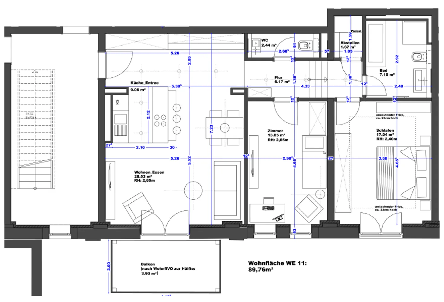 3 Zimmer Wohnung mit 90 m² in Leipzig – Bild 3
