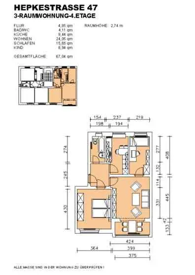 3 Zimmer Wohnung mit 67 m² in Dresden – Bild 5