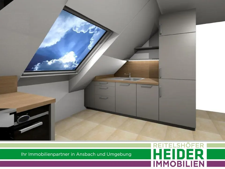 2 Zimmer Wohnung mit 59 m² in Ansbach – Bild 3