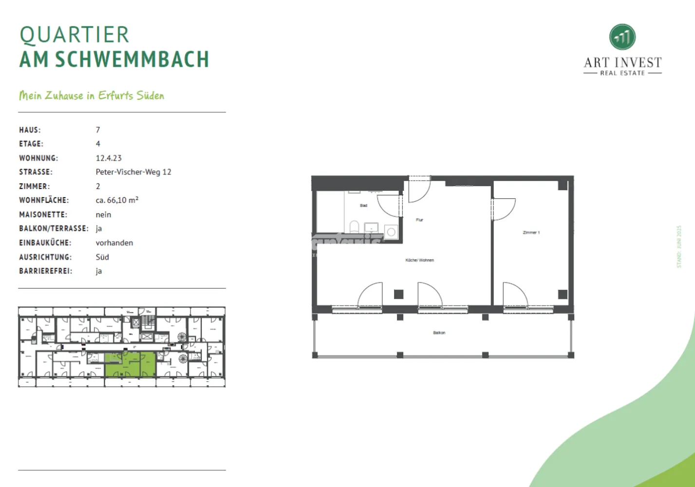 2 Zimmer Wohnung mit 66 m² in Erfurt – Bild 8