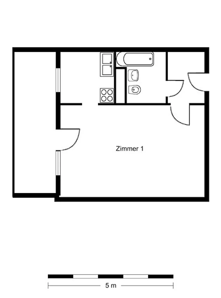 1 Zimmer Wohnung mit 38 m² in Berlin – Bild 6