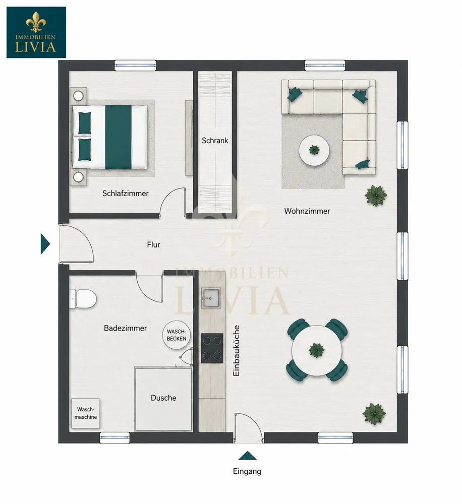 2 Zimmer Wohnung mit 73 m² in Sankt Ingbert – Bild 1