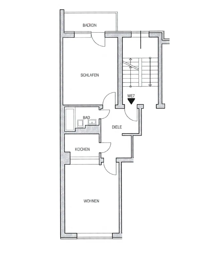 2 room apartment with 52 m² in Düsseldorf – Photo 11