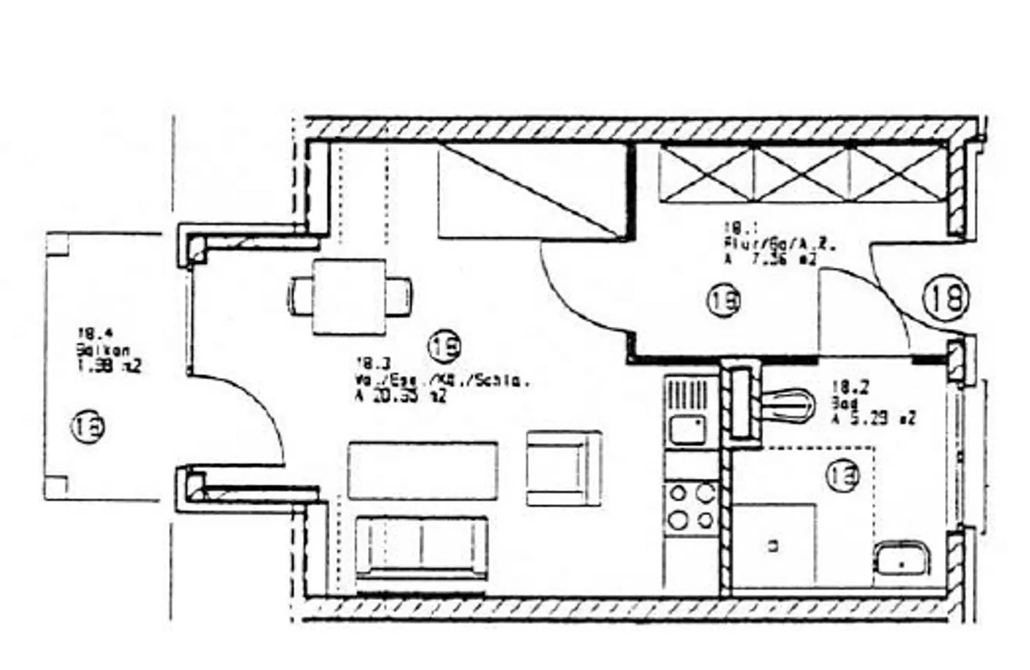 1 Zimmer Wohnung mit 36 m² in Duisburg – Bild 8