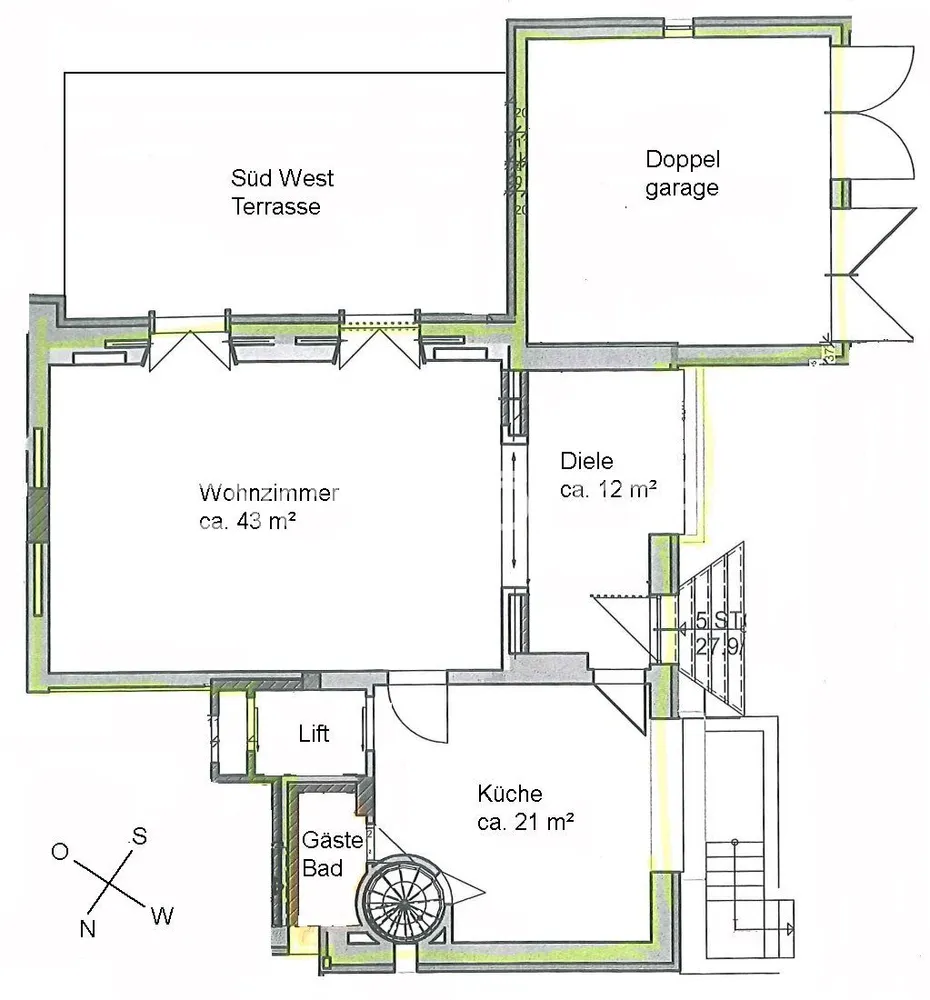 4 Zimmer Wohnung mit 166 m² in Rostock – Bild 4