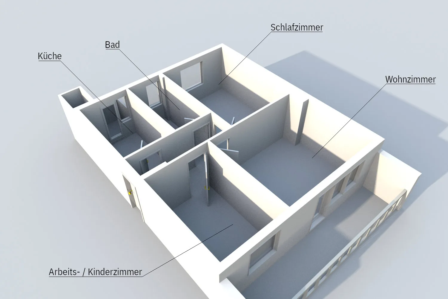3 room apartment with 62 m² in Düsseldorf – Photo 2