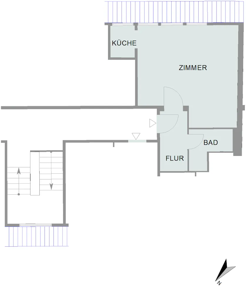 1 Zimmer Wohnung mit 26 m² in Bremen – Bild 2