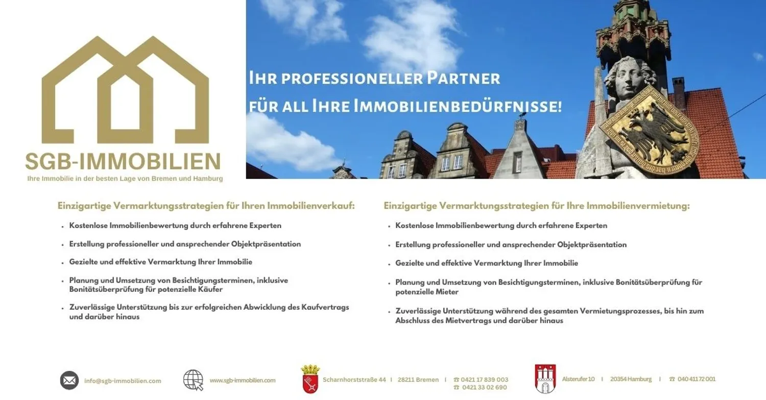 3 Zimmer Wohnung mit 100 m² in Bremen – Bild 11