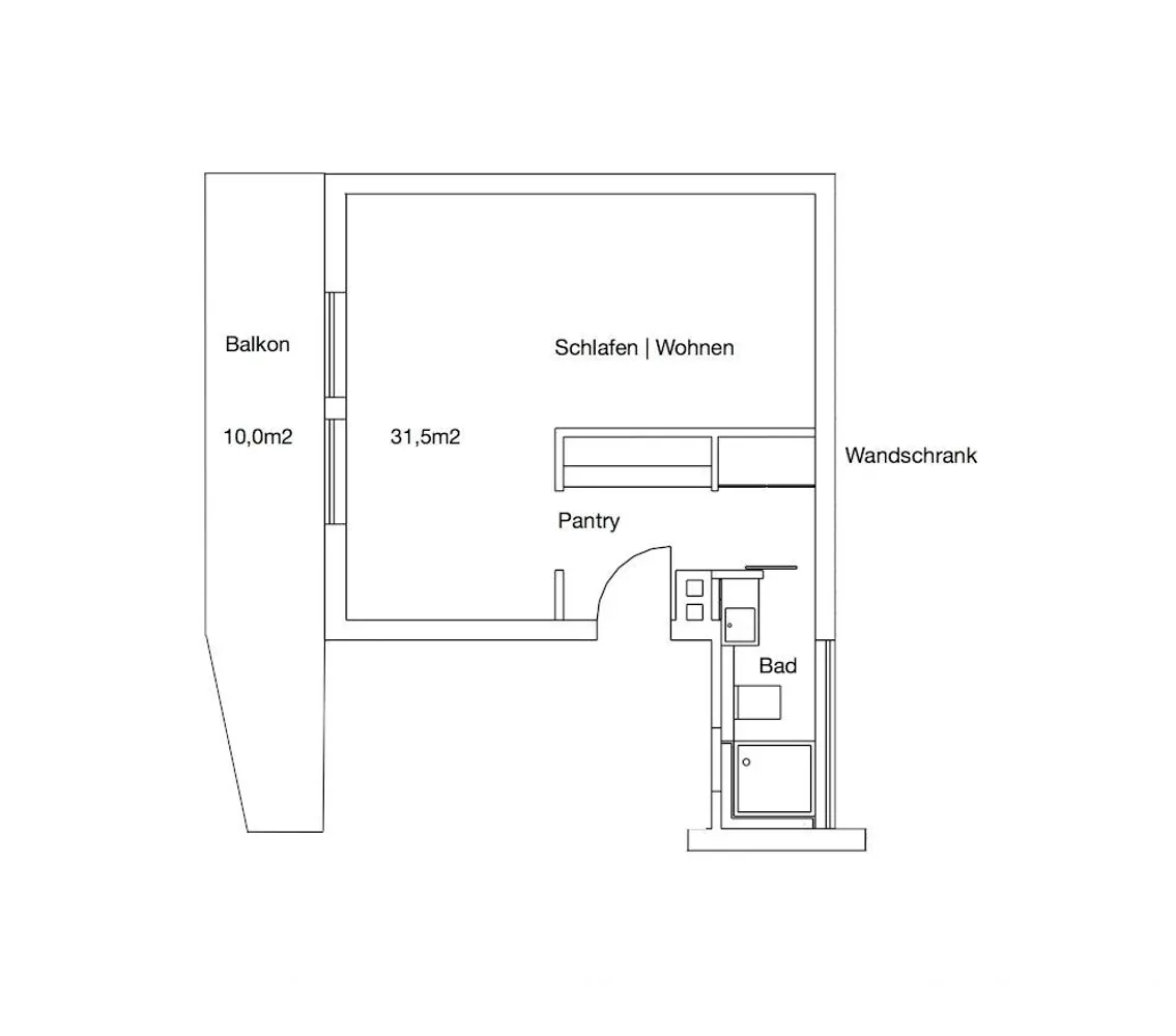 1 Zimmer Wohnung mit 35 m² in Frankfurt am Main – Bild 6