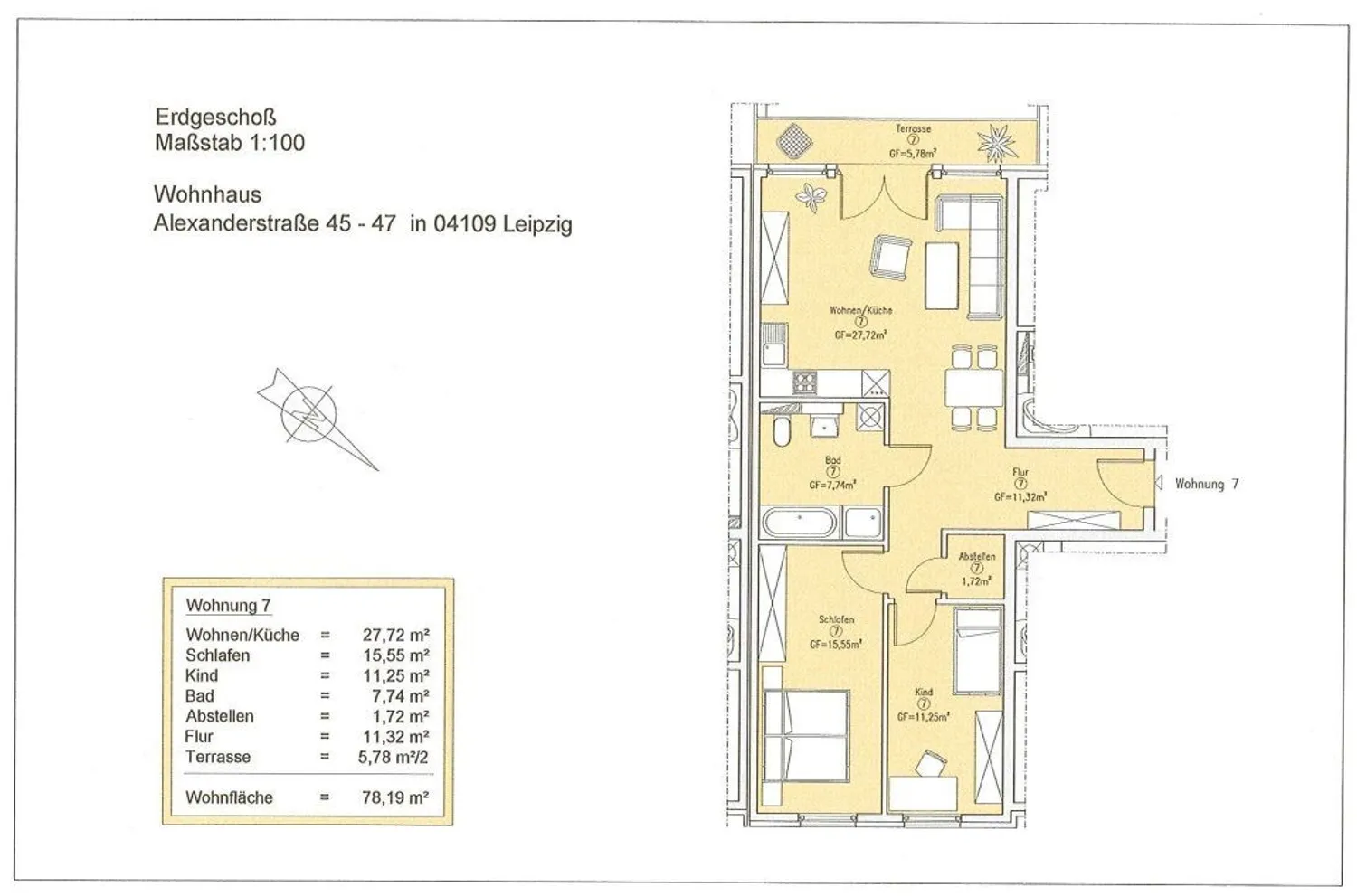 3 Zimmer Wohnung mit 78 m² in Leipzig – Bild 10