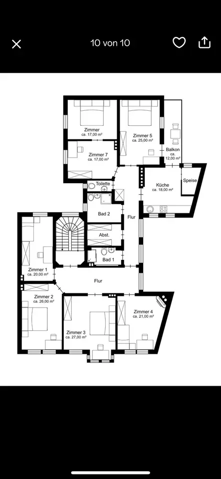 WG-Zimmer mit 21 m² in Nürnberg – Bild 10