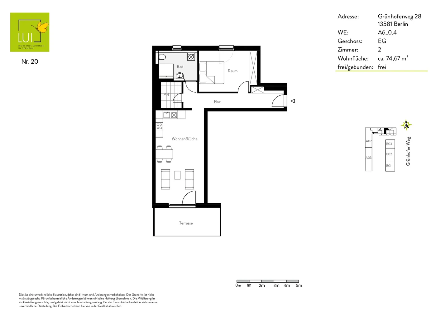 2 Zimmer Wohnung mit 76 m² in Berlin – Bild 11