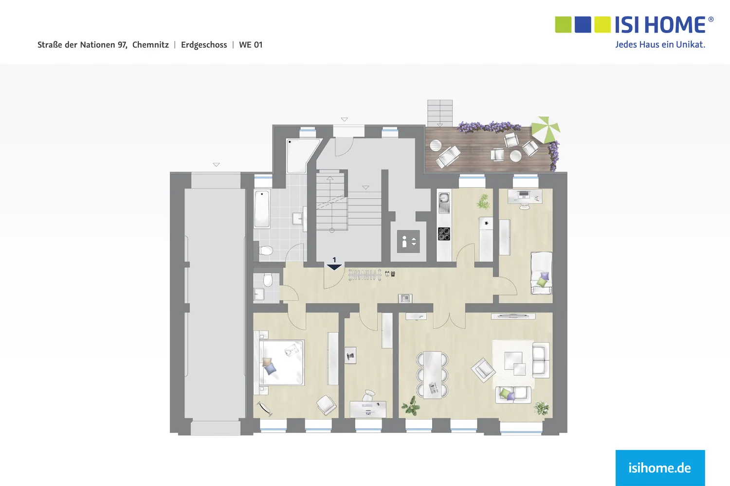 4 Zimmer Wohnung mit 112 m² in Chemnitz – Bild 12
