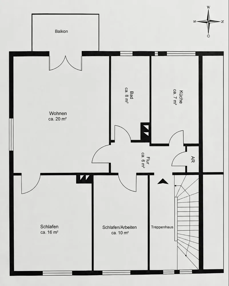 3 room apartment with 65 m² in Hamburg – Photo 3