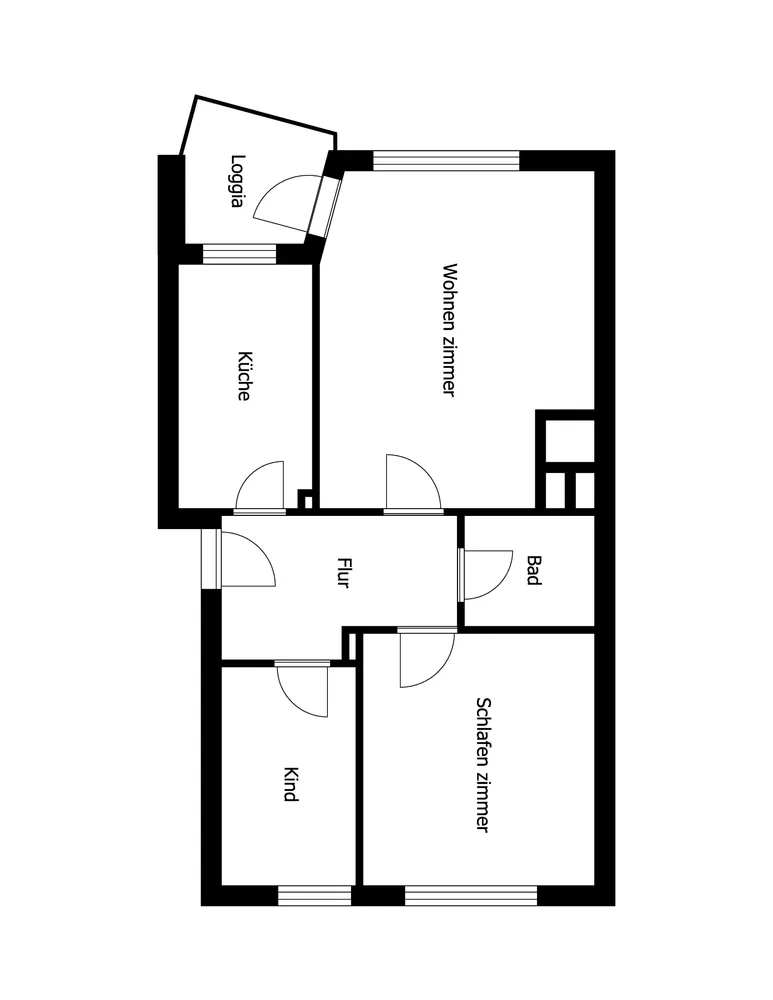 3 Zimmer Wohnung mit 64 m² in Hamburg – Bild 2