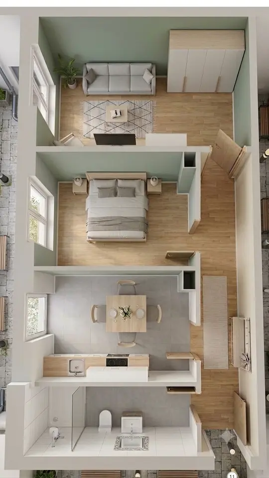 3 Zimmer Wohnung mit 51 m² in Mannheim – Bild 8