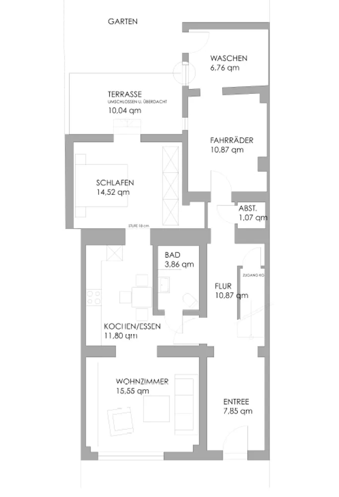 2 Zimmer Wohnung mit 51 m² in Köln – Bild 7