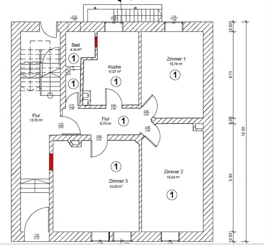 3 Zimmer Wohnung mit 81 m² in Heidelberg – Bild 9