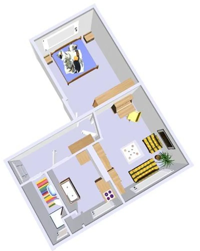 2 Zimmer Wohnung mit 46 m² in Kiel – Bild 2