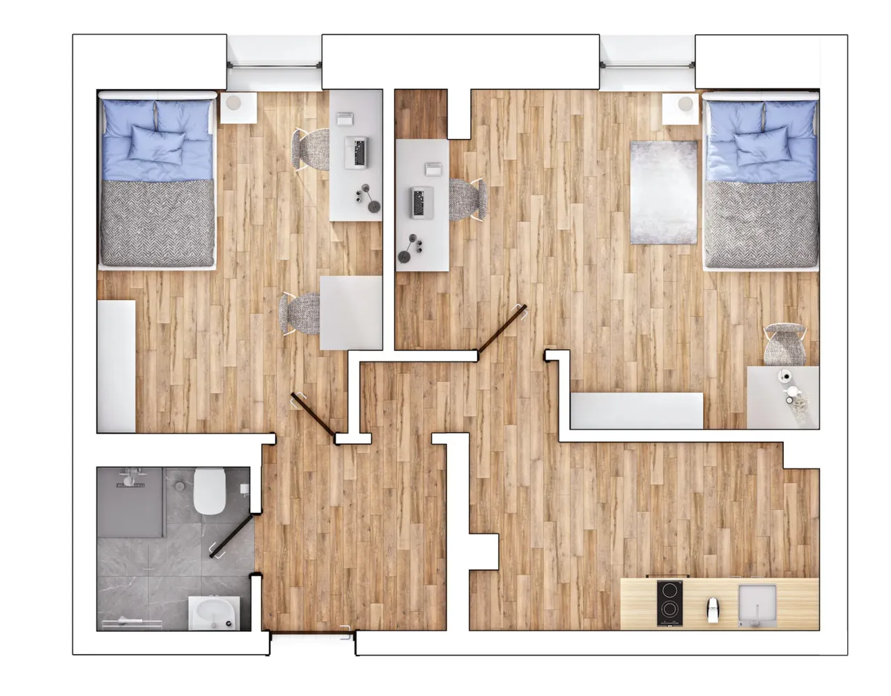 WG-Zimmer mit 12 m² in München – Bild 3