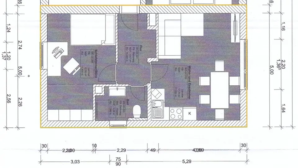 2 Zimmer Wohnung mit 38 m² in Augsburg – Bild 10
