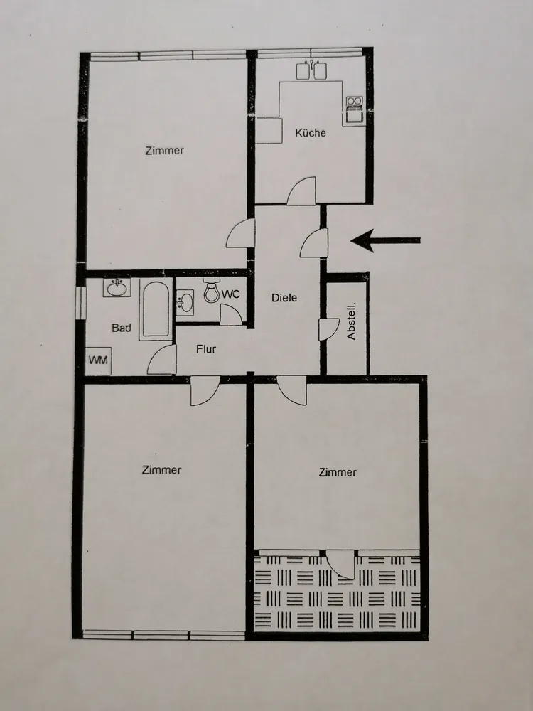 3 Zimmer Wohnung mit 98 m² in Karlsruhe – Bild 7
