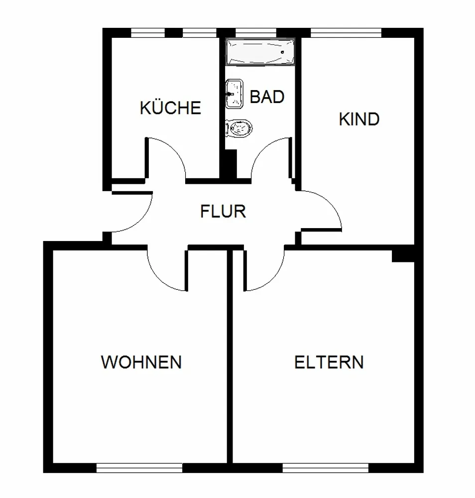 3 room apartment with 60 m² in Gelsenkirchen – Photo 8