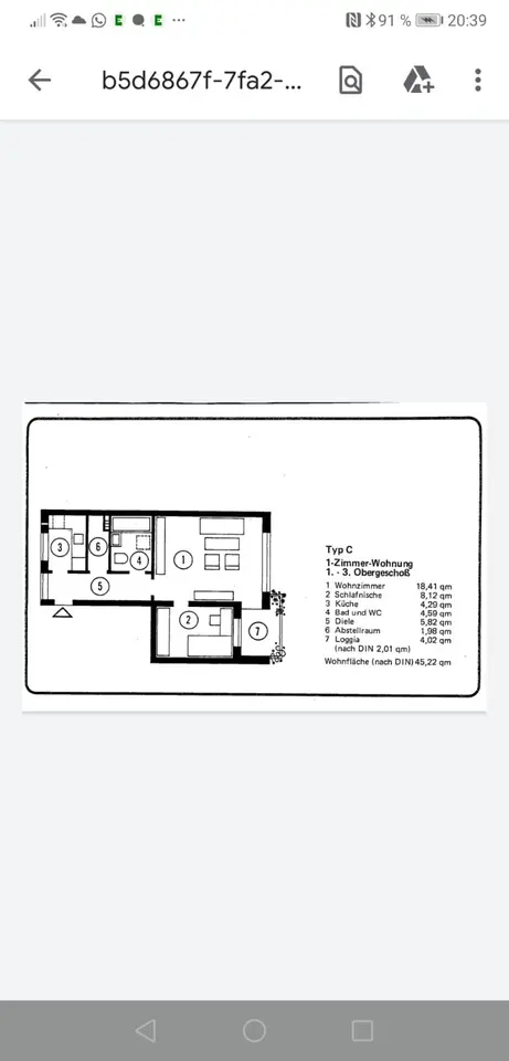 2 Zimmer Wohnung mit 45 m² in Göttingen – Bild 6